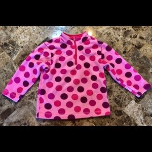 Hanna Andersson fleece shirt.